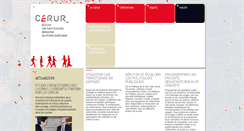Desktop Screenshot of cerur-reflex.org